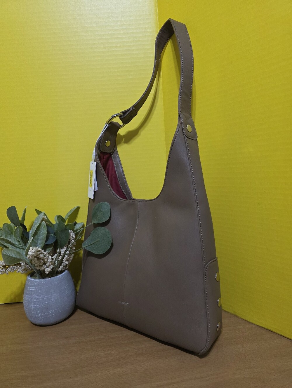 Taupe Women’s Shoulder Bag - Unknown Brand